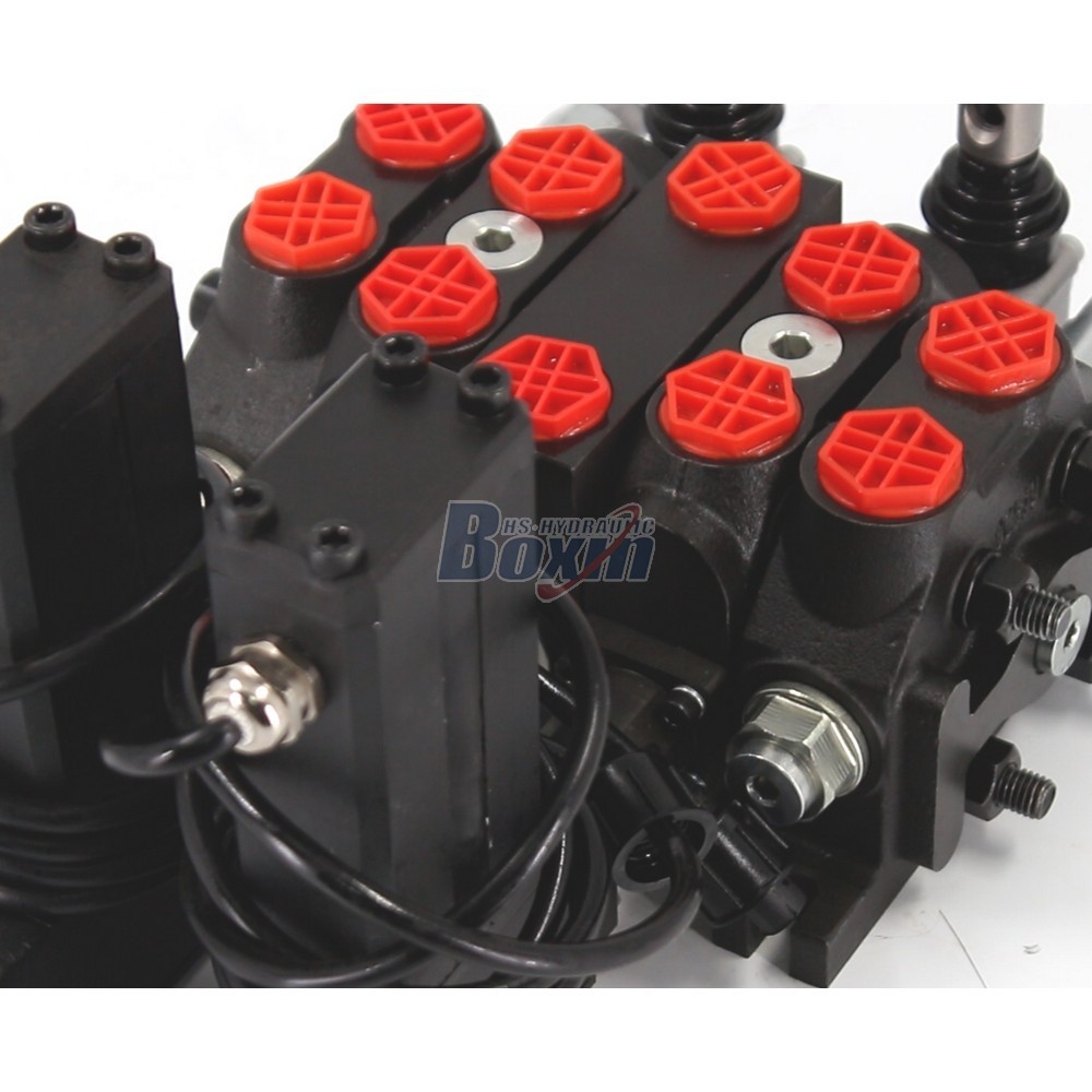 Large Scale Production DCV60 Electric Motor 2 Spool Sectional Valve detail image